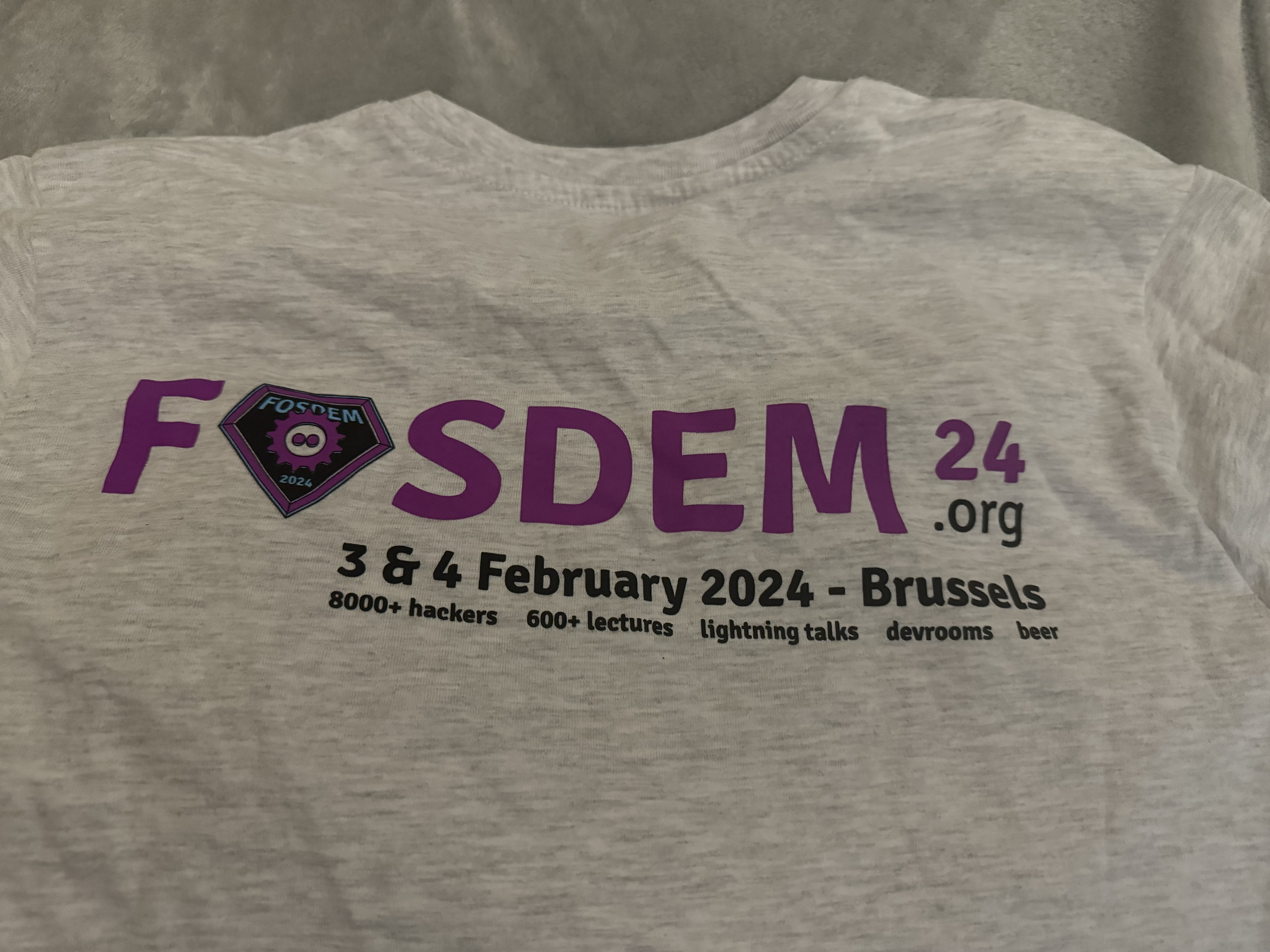 fosdem 2024 t shirt